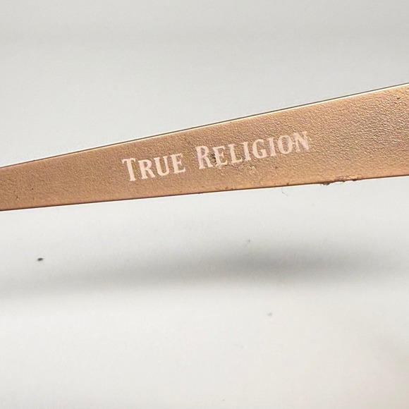 True Religion Womens Square Shield Sunglasses Brown Gradient Tortoise TR3002 main image 4